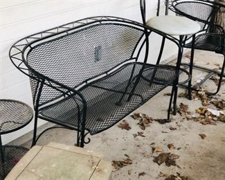Metal patio furniture 