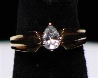 PEAR SHAPED RING