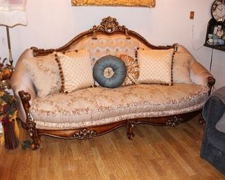 Italian Couch-High End-This house is packed with treasures so we have this item is available for presale. Call 530-693-0386