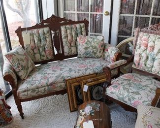 Victorian couch and chair
