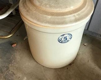 Large Crock with lid