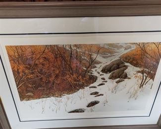 Limited Edition Bev Doolittle- "Doubled Back" Signed and Numbered