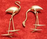 Nickel plated flamingos