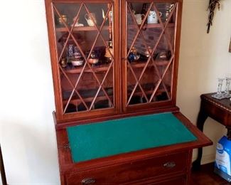 Beautiful antique secretary (desk open)