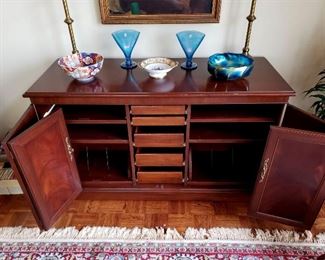 Entertainment center (doors opened)