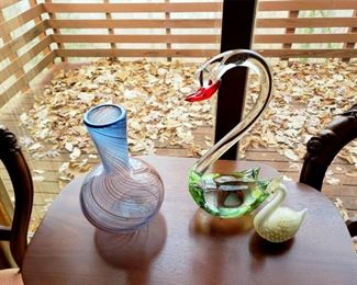 Dansk vase, Murano swans