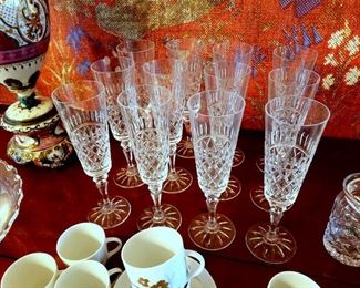 Galway Crystal "Rathmore" champagne flutes