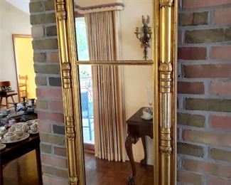 Antique Sheraton style mirror