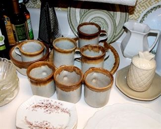 McCoy Pottery "Graystone" dishes