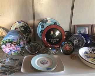 Collectors plates and vintage. 