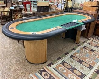 Super Poker Table with bill bank