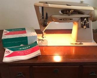 Vintage Singer Slant-O-Matic 503 Sewing Machine https://ctbids.com/#!/description/share/284032