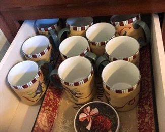 Christmas coffee mugs