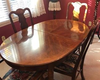 Formal dining table