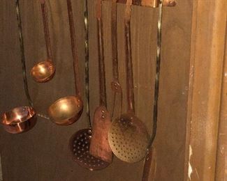 Copper utensils 