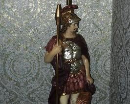 78" Roman Legionnaire Floor Lamp