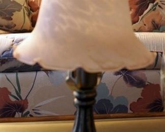 National Pottery Company Porcelain Figurines Classic Gallery Collection Qty 2, Glass Candle Holder, Table Lamp And More