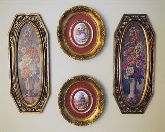 Cameo And Wall Hangings Qty 4