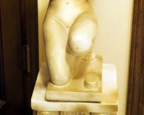 18" Nude Statue And 15" Statue Base