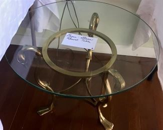 Table with Brass Bass 