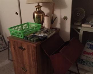 Sewing machine, sewing box, fabric and notions.