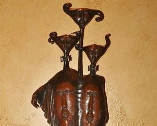 Signed Sergio Bustamante Bronze Sculpture - Edition 2 of 100