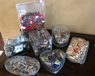 Costume jewelry ready for gift giving