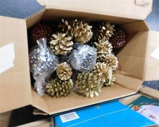 Box of pine cones