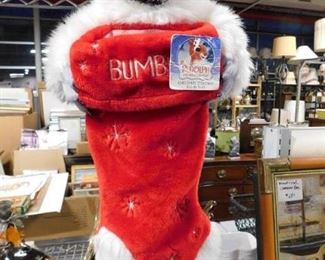 Rudolph "Bumble" stocking Memory  Lane New with tag
