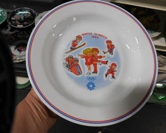 (5) 1984 Winter Olympics Campbell Soup kids Corelle bowls