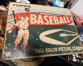 Vintage Topps Baseball reproduction tin sign