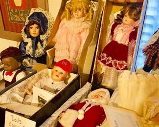 Brand new condition in boxes Ashton Drake dolls 