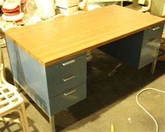 One for $100 / Two for $150 / Several vintage tanker desks Steelcase / Shaw Walker brand