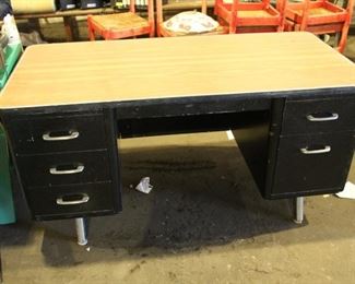 One for $100 / Two for $150 / Several vintage tanker desks Steelcase / Shaw Walker brand