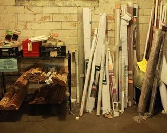 Wood blinds $10, Levolor Drape Holdbacks $1, Levolor and ikea blinds and rods $5 or 3 for $10