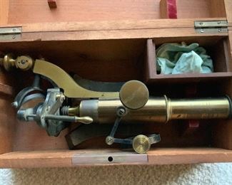 Vintage 1890’s French Microscope