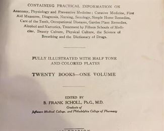 1926 Library of Health book