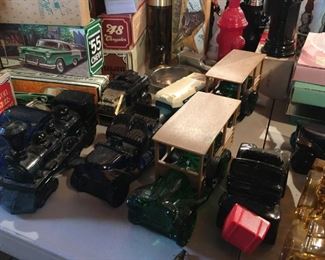 . . . some of the wide variety of automotive-themed Avon items