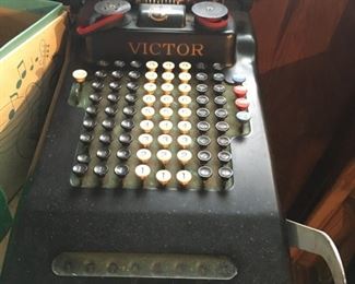 . . . this Victor adding machine is a great vintage piece