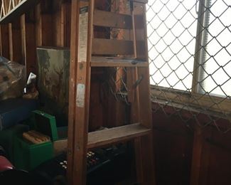 . . . a nice six-foot extension ladder