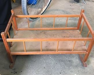 . . . a cute doll's crib