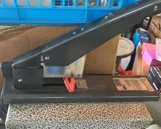 . . . an industrial stapler
