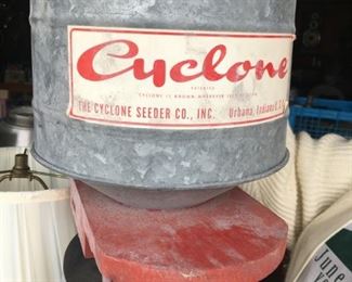 . . . an old Cyclone seeder