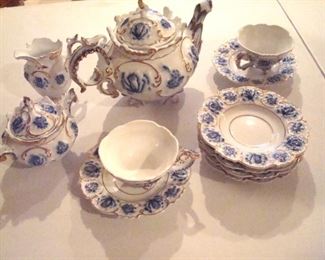 Limoges Tea set. Four cups not shown in photo but come with set.