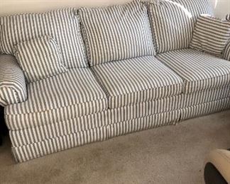 Striped Sleeper Sofa