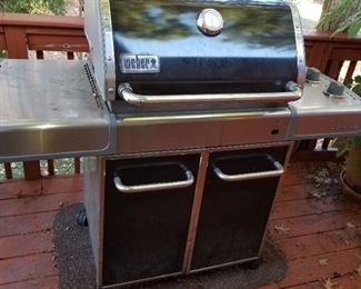 Weber triple burner