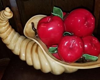 Vintage cornucopia made by grandma 1970