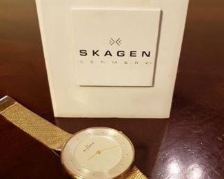006 Skagen Womens GoldTone Watch