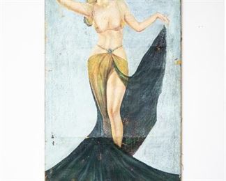 Painting signed 1938 by what appears to be "WB Currel"