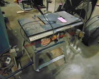 Ryobi 10" table saw (WORKS) leg bent,